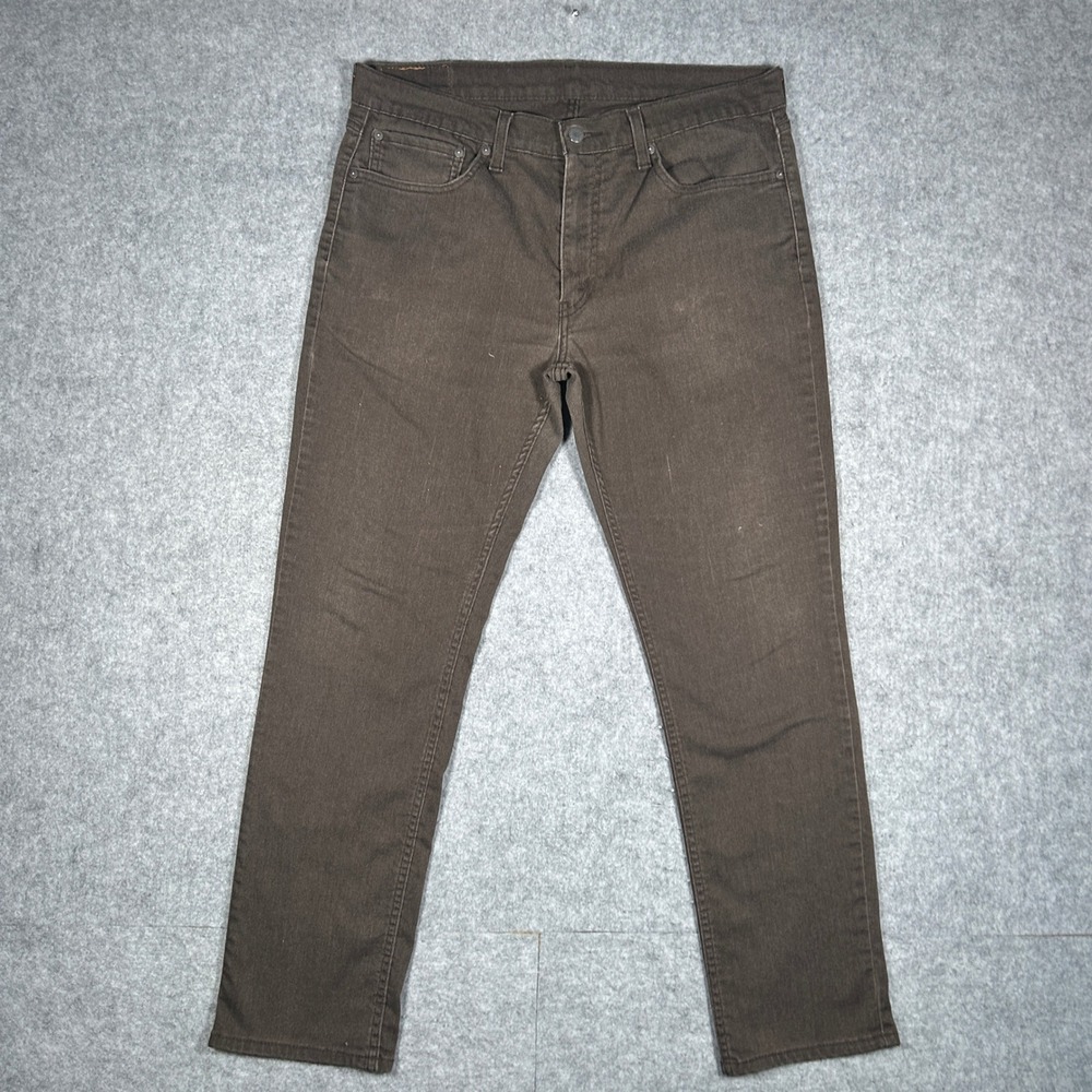 Levi's 511 Denim jeans Mens 36x32(34x29) Brown Casual Classic lightweight‎